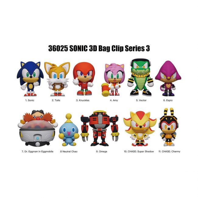 SONIC THE HEDGEHOG SERIES 3 FOAM BAG CLIP ΜΠΡΕΛΟΚ SONIC THE HEDGEHOG SERIES 3 FOAM BAG CLIP ΜΠΡΕΛΟΚ