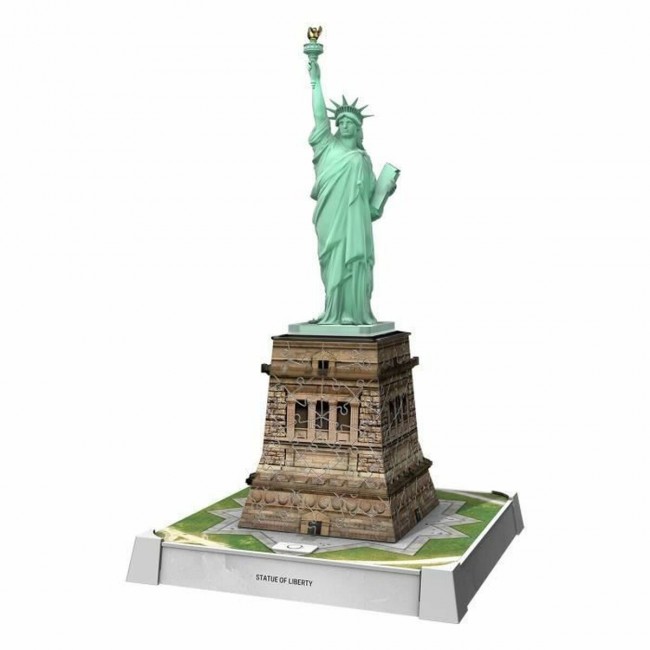 RAVENSBURGER PUZZLE 3D ICONICS ΑΓΑΛΜΑ ΤΗΣ ΕΛΕΥΘΕΡΙΑΣ  NIGHT EDITION 108TEM.