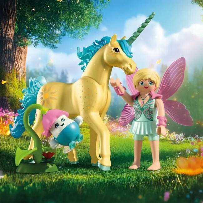 PLAYMOBIL ΜΟΝΟΚΕΡΟΣ ΜΕ ΜΠΛΕ ΧΑΙΤΗ