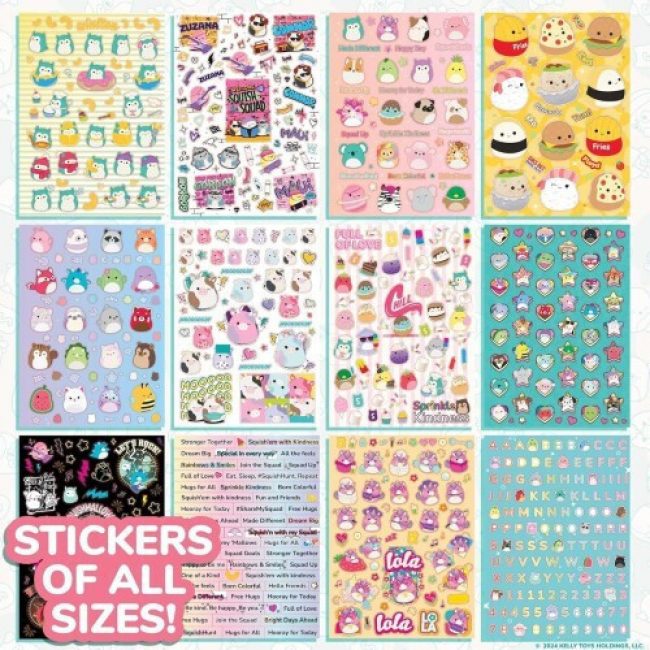 SQUISHMALLOWS STICKER BOOK 2000+ ΑΥΤΟΚΟΛΛΗΤΑ HG224701