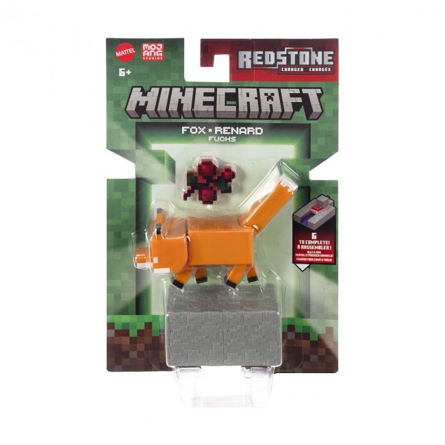 MINECRAFT ΦΙΓΟΥΡΑ 8 ΕΚ. REDSTONE CHARGER FOX FIGU MINECRAFT ΦΙΓΟΥΡΑ 8 ΕΚ. REDSTONE CHARGER FOX FIGU