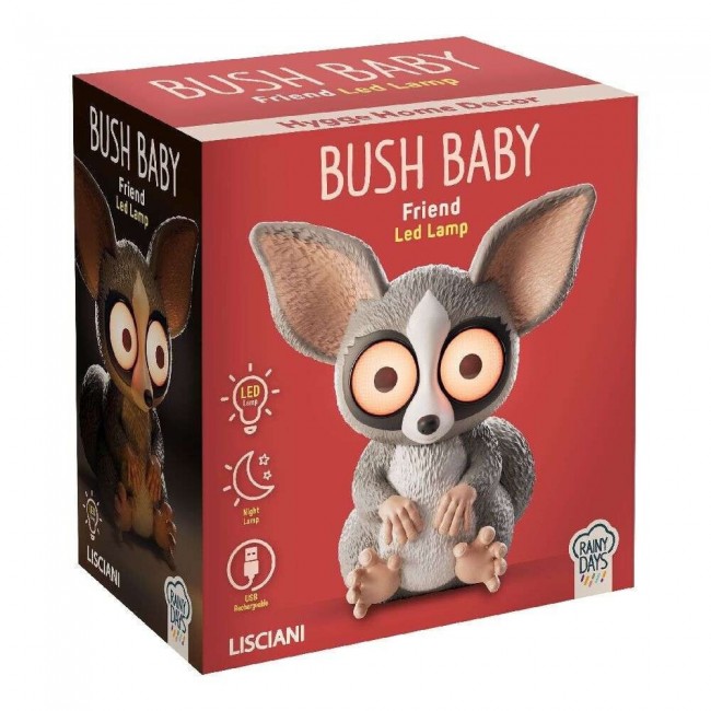 LISCIANI RAINY DAYS ΛΑΜΠΑ ΝΥΚΤΟΣ ΜΕ LED BUSH BABY (113583) LISCIANI RAINY DAYS ΛΑΜΠΑ ΝΥΚΤΟΣ ΜΕ LED BUSH BABY (113583)