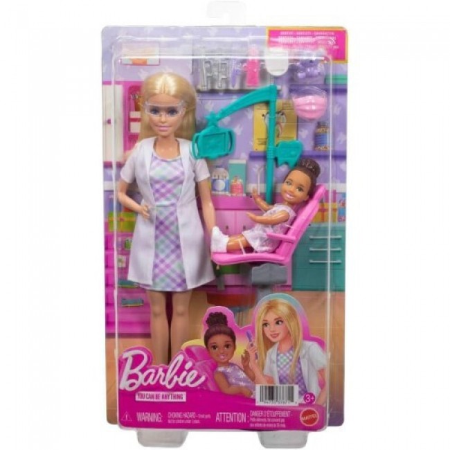 BARBIE ΕΠΑΓΓΕΛΜΑΤΑ ΚΟΥΚΛΑ ΞΑΝΘΙΑ ΜΕ ΕΝΑ ΜΩΡΟ ΟΔΟΝΤΙΑΤΡΟΣ BARBIE ΕΠΑΓΓΕΛΜΑΤΑ ΚΟΥΚΛΑ ΞΑΝΘΙΑ ΜΕ ΕΝΑ ΜΩΡΟ ΟΔΟΝΤΙΑΤΡΟΣ