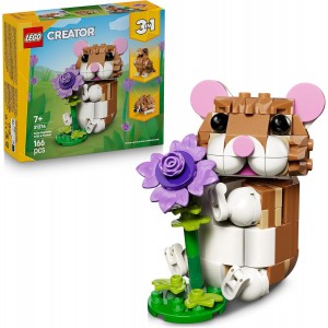 LEGO CREATOR ΧΑΡΙΤΩΜΕΝΟ ΧΑΜΣΤΕΡ ΜΕ ΛΟΥΛΟΥΔΙ (31376) LEGO CREATOR ΧΑΡΙΤΩΜΕΝΟ ΧΑΜΣΤΕΡ ΜΕ ΛΟΥΛΟΥΔΙ (31376)