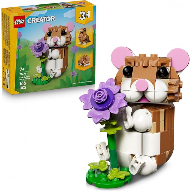 LEGO CREATOR ΧΑΡΙΤΩΜΕΝΟ ΧΑΜΣΤΕΡ ΜΕ ΛΟΥΛΟΥΔΙ (31376) LEGO CREATOR ΧΑΡΙΤΩΜΕΝΟ ΧΑΜΣΤΕΡ ΜΕ ΛΟΥΛΟΥΔΙ (31376)