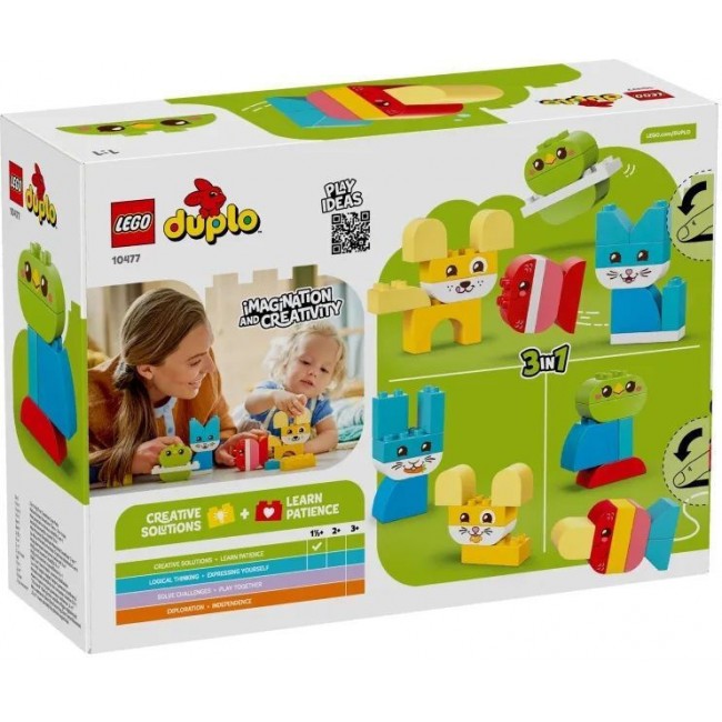 LEGO DUPLO MY FIRST 3 ΣΕ 1 ΔΗΜΙΟΥΡΓΙΚΑ ΧΑΡΙΤΩΜΕΝΑ ΚΑΤΟΙΚΙΔΙΑ (10477) LEGO DUPLO MY FIRST 3 ΣΕ 1 ΔΗΜΙΟΥΡΓΙΚΑ ΧΑΡΙΤΩΜΕΝΑ ΚΑΤΟΙΚΙΔΙΑ (10477)