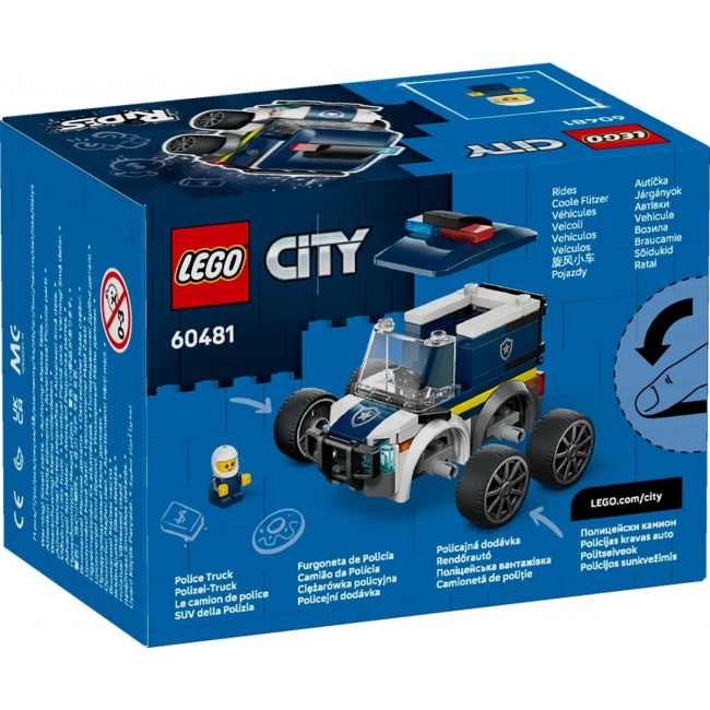 LEGO CITY ΟΧΗΜΑΤΑ ΑΣΤΥΝΟΜΙΚΟ ΦΟΡΤΗΓΟ (60481) LEGO CITY ΟΧΗΜΑΤΑ ΑΣΤΥΝΟΜΙΚΟ ΦΟΡΤΗΓΟ (60481)