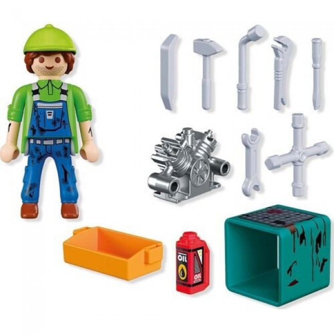 PLAYMOBIL SPECIAL PLUS ΜΗΧΑΝΙΚΟΣ ΜΕ ΕΡΓΑΛΕΙΑ