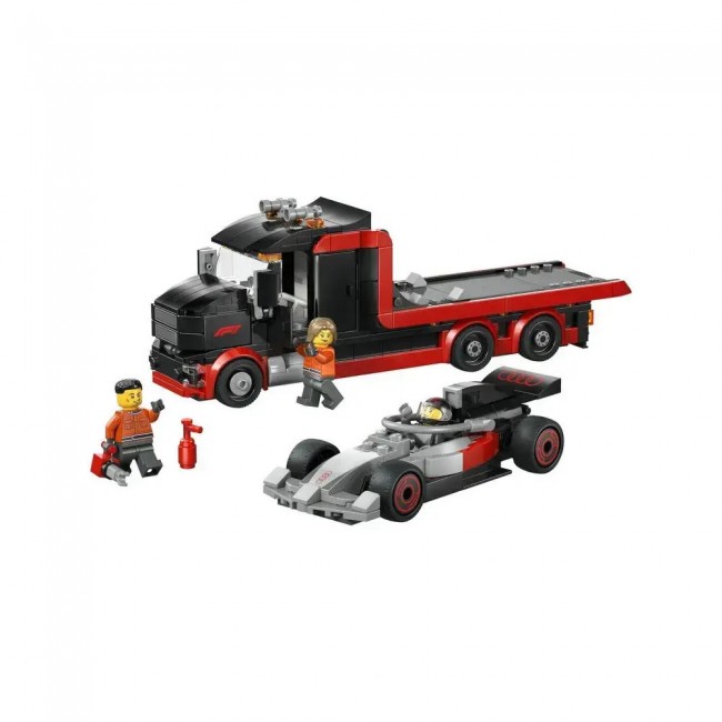 LEGO CITY F1 DISPLAY TRUCK WITH AUDI F1 RACE CAR 60493 LEGO CITY F1 DISPLAY TRUCK WITH AUDI F1 RACE CAR 60493