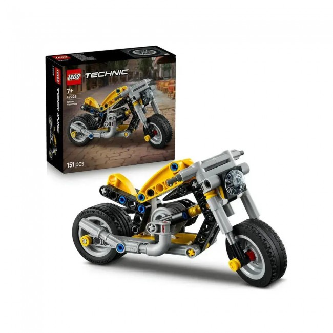 LEGO 42225 TECHNIC YELLOW MOTORCYCLE LEGO 42225 TECHNIC YELLOW MOTORCYCLE