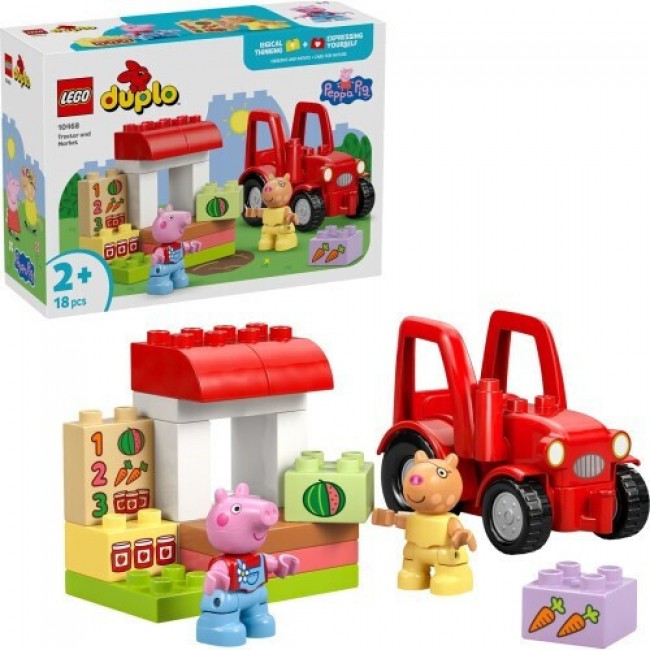 LEGO DUPLO TRACTOR AND MARKET LEGO DUPLO TRACTOR AND MARKET