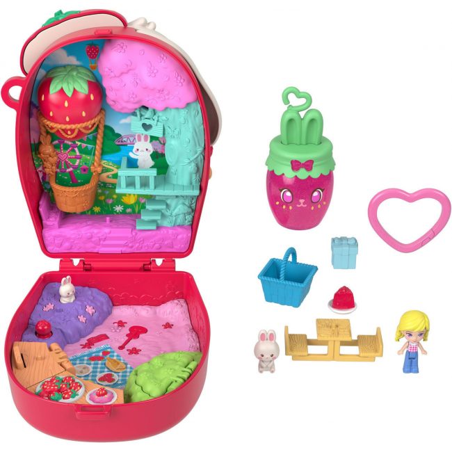 POLLY POCKET PICNIC BUNNY COMPACT ΜΙΝΙ - Ο ΚΟΣΜΟΣ ΤΗΣ POLLY ΣΕΤΑΚΙΑ