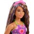 BARBIE ΚΟΥΚΛΑ FASHIONISTAS ME FLORAL SET ΜΩΒ BARBIE ΚΟΥΚΛΑ FASHIONISTAS ME FLORAL SET ΜΩΒ