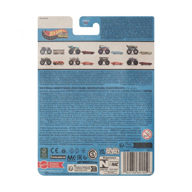 HOT WHEELS: MONSTER TRUCKS - SCORPEDO 2-PACK JJT52 HOT WHEELS: MONSTER TRUCKS - SCORPEDO 2-PACK JJT52