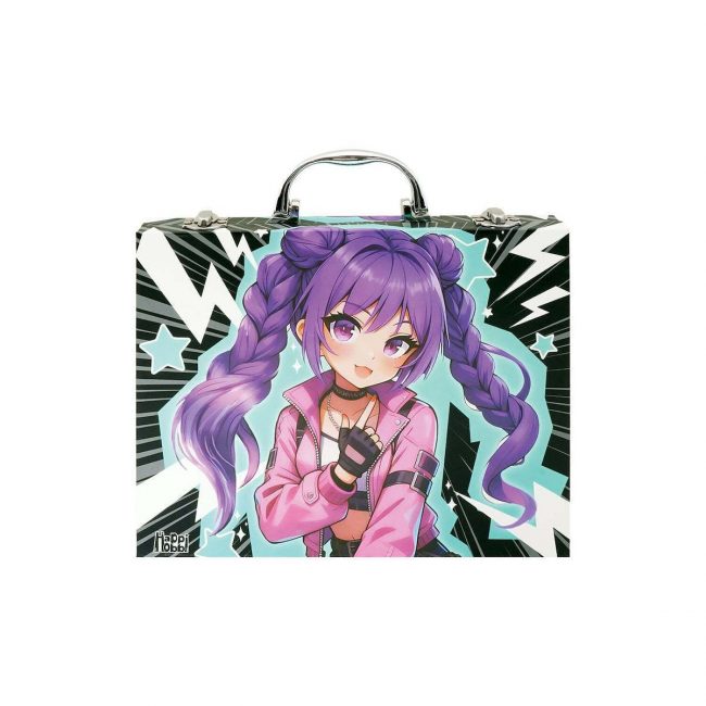 HAPPIHOBBI ΚΑΣΕΤΙΝΑ ΖΩΓΡΑΦΙΚΗΣ DELUXE 50 ΑΞΕΣΟΥΑΡ MANGA HAPPIHOBBI ΚΑΣΕΤΙΝΑ ΖΩΓΡΑΦΙΚΗΣ DELUXE 50 ΑΞΕΣΟΥΑΡ MANGA