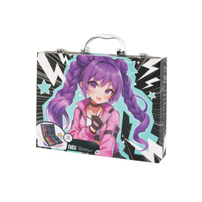 HAPPIHOBBI ΚΑΣΕΤΙΝΑ ΖΩΓΡΑΦΙΚΗΣ DELUXE 50 ΑΞΕΣΟΥΑΡ MANGA HAPPIHOBBI ΚΑΣΕΤΙΝΑ ΖΩΓΡΑΦΙΚΗΣ DELUXE 50 ΑΞΕΣΟΥΑΡ MANGA