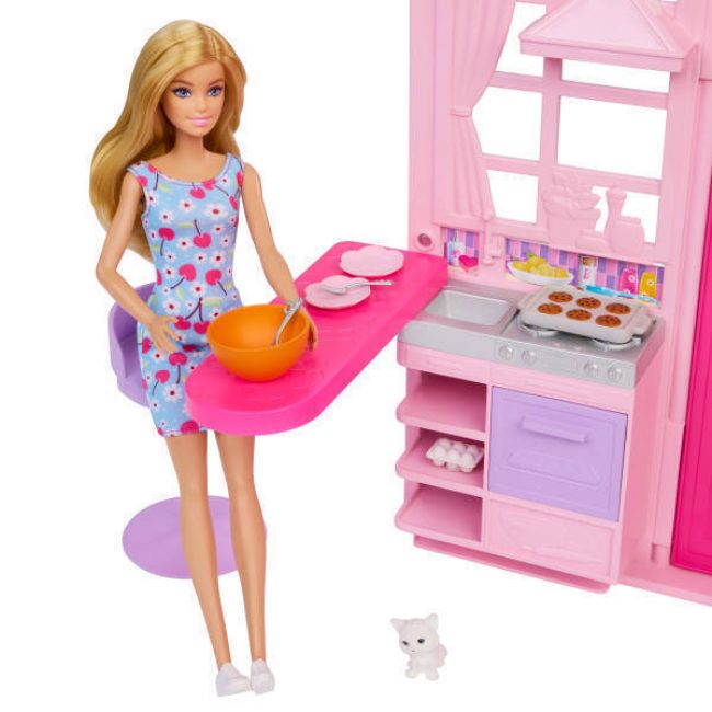 BARBIE ΕΞΟΧΙΚΟ ΣΠΙΤΙ ΣΕΤ ΠΑΙΧΒΙΔΙΟΥ ΜΕ ΚΟΥΚΛΑ ΚΑΙ ΑΞΕΣΟΥΑΡ (JMD27)