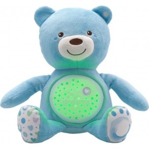 CHICCO ΜΠΛΕ ΑΡΚΟΥΔΑΚΙ ΜΕ ΠΡΟΒΟΛΕΑ BABY BEAR 