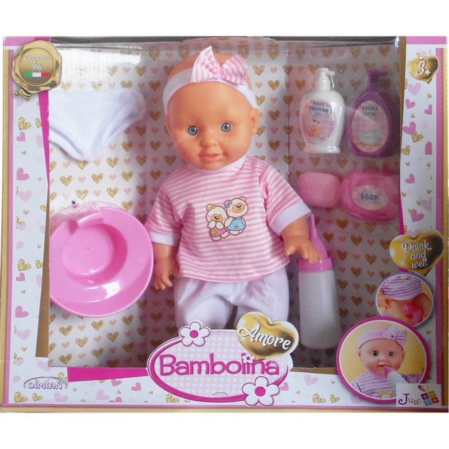BAMBOLINA AMORE 36CM ΠΙΠΙ ΠΟΠΟ ΣΕΤ BAMBOLINA AMORE 36CM ΠΙΠΙ ΠΟΠΟ ΣΕΤ