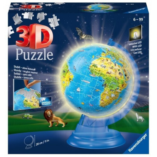 3D PUZZLE 180 ΤΕΜ. ΥΔΡΌΓΕΙΟΣ ΓΙΑ ΠΑΙΔΙʼ NIGHT EDITION 3D PUZZLE 180 ΤΕΜ. ΥΔΡΌΓΕΙΟΣ ΓΙΑ ΠΑΙΔΙʼ NIGHT EDITION