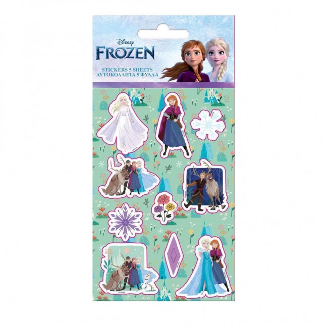 ΑΥΤΟΚΟΛΛΗΤΑ FROZEN II 5 ΦΥΛΛΑ 8Χ12ΕΚ ΑΥΤΟΚΟΛΛΗΤΑ FROZEN II 5 ΦΥΛΛΑ 8Χ12ΕΚ