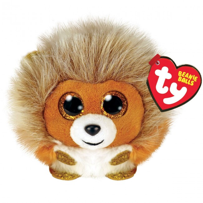 TY BEANIE BALLS CAESAR ΧΝΟΥΔΩΤΟ ΛΙΟΝΤΑΡΑΚΙ ΚΑΦΕ