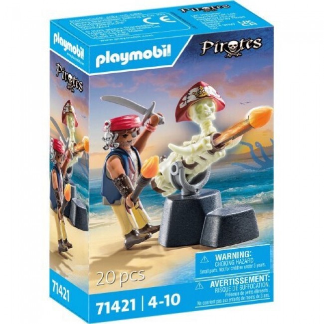PLAYMOBIL ΠΕΙΡΑΤΗΣ ΜΕ ΚΑΝΟΝΙ PLAYMOBIL ΠΕΙΡΑΤΗΣ ΜΕ ΚΑΝΟΝΙ