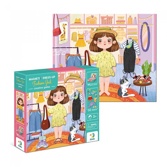 MAGNETIC GAMES DRESS UP FASHION GIRL 200243 MAGNETIC GAMES DRESS UP FASHION GIRL 200243