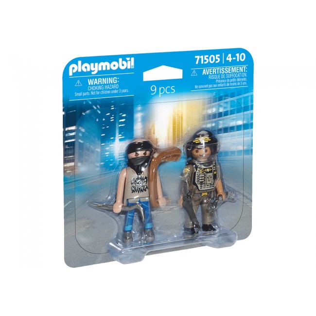 PLAYMOBIL DUOPACK ΚΛΕΦΤΗΣ ΚΑΙ ΑΣΤΥΝΟΜΟΣ