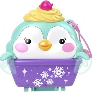 MATTEL POLLY POCKET SNOW SWEET PENGUIN COMPACT