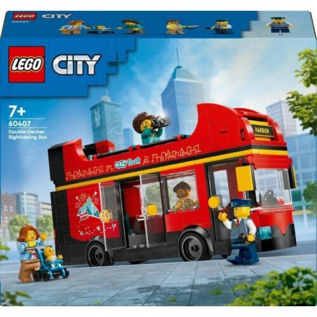 LEGO CITY RED DOUBLE DECKER SIGHTSEEING BUS