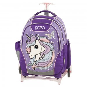 POLO ΣΑΚΙΔΙΟ TROLLEY BASE-FREE  UNICORN-ΑΠΟΣΠΩΜΕΝΟ ΤΡΟΧΗΛΑΤΟ ΣΥΣΤΗΜΑ