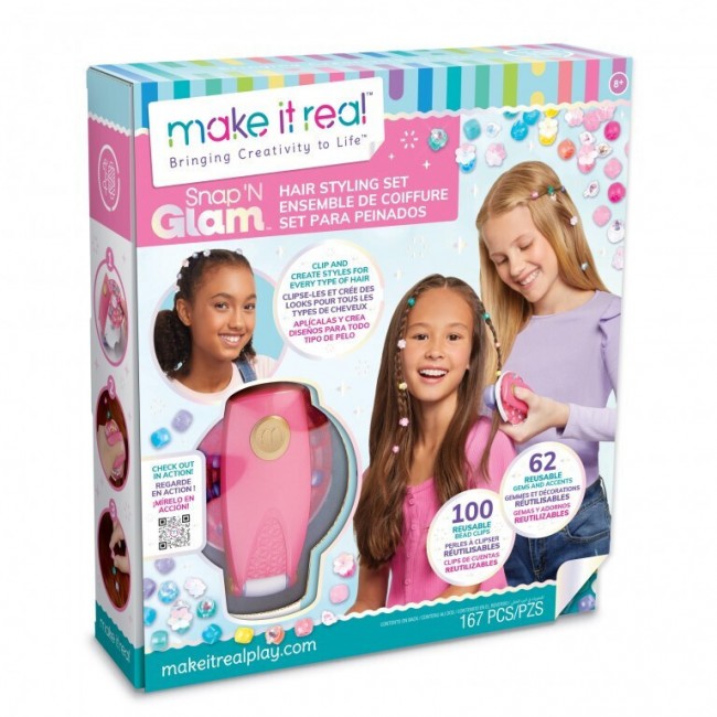 MAKE IT REAL SNAP N GLAM HAIR STYLING SET MAKE IT REAL SNAP N GLAM HAIR STYLING SET
