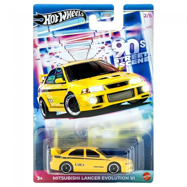 HOT WHEELS : 90ʼS MITSUBISHI LANCER EVOLUTION VI STREET SCENE HOT WHEELS : 90ʼS MITSUBISHI LANCER EVOLUTION VI STREET SCENE