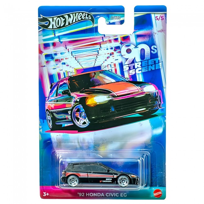 HOT WHEELS THEMED AUTO 90S STREET SCENE SERIES - 92 HONDA CIVIC EG ΌΧΗΜΑ ΠΑΙΧΝΙΔΙ JDY83 - JCB56 HOT WHEELS THEMED AUTO 90S STREET SCENE SERIES - 92 HONDA CIVIC EG ΌΧΗΜΑ ΠΑΙΧΝΙΔΙ JDY83 - JCB56