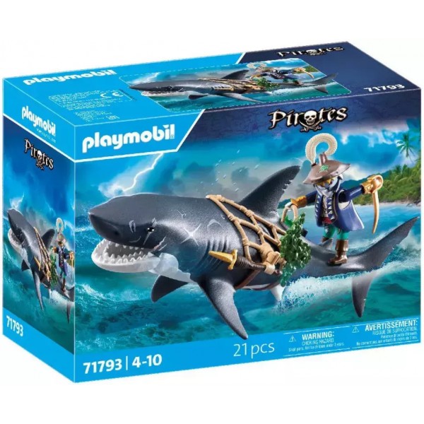 PLAYMOBIL PIRATES ΠΕΙΡΑΤΗΣ ΜΕ ΓΙΓΑΝΤΙΟ ΚΑΡΧΑΡΙΑ
