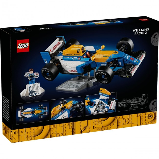 LEGO ICONS WILLIAMS RACING FW14B & NIGEL MANSELL (10353)