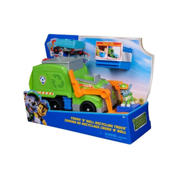 TRUCK CRUSH N ROLL ROCKY PAW Patrol