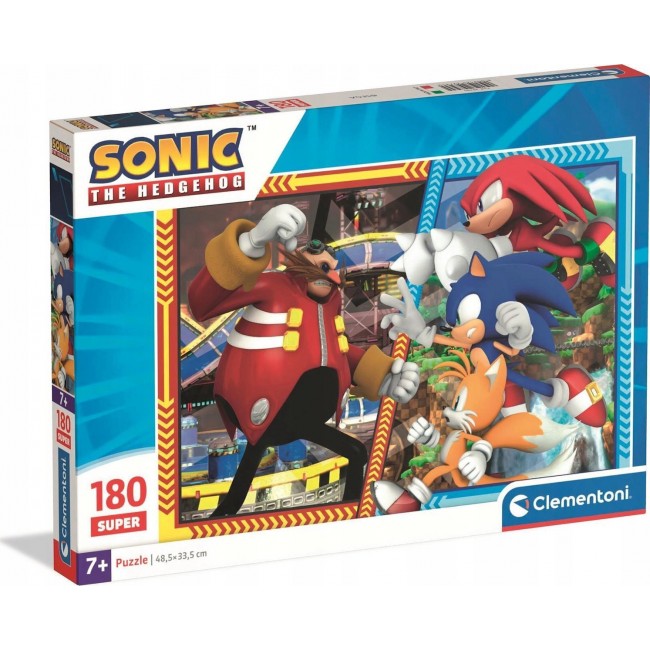 CLEMENTONI PUZZLE SUPER COLOR 180ΤΕΜ. SONIC CLEMENTONI PUZZLE SUPER COLOR 180ΤΕΜ. SONIC