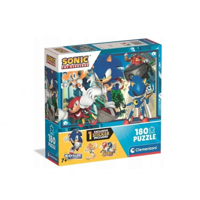 CLEMENTONI PUZZLE 180 SUPER COLOR SONIC CLEMENTONI PUZZLE 180 SUPER COLOR SONIC