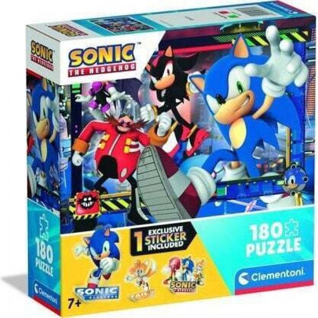 CLEMENTONI ΠΑΙΔΙΚΟ ΠΑΖΛ SUPER COLOR 180 ΤΕΜ SONIC