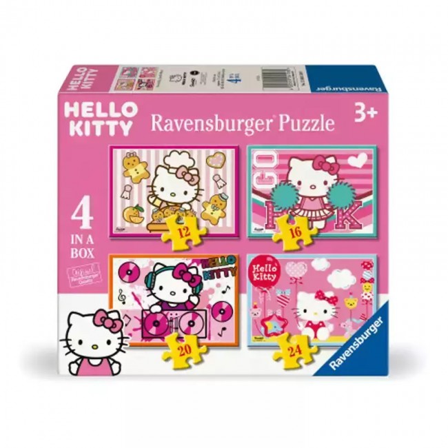 RAVENSBURGER ΠΑΖΛ  12 16 20 24 TEM4 ΣΕ 1 HELLO KITTY (12004158)