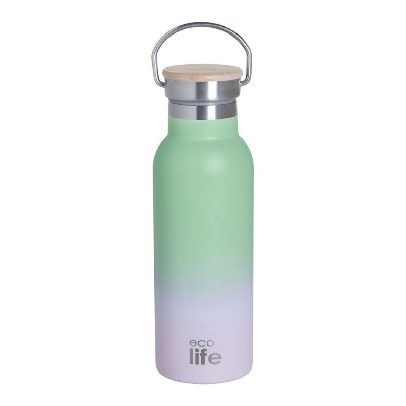 ECO LIFE ΜΕΤΑΛΛΙΚΟ ΘΕΡΜΟΣ ICE CREAM BAMBOO LID