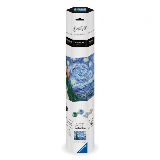 RAVESBURGER CREART ΠΑΙΧΝΙΔΙ ΚΑΤΑΣΚΕΥΗΣCANVAS EDITION VAN GOGH STARRY NIGHT RAVESBURGER CREART ΠΑΙΧΝΙΔΙ ΚΑΤΑΣΚΕΥΗΣCANVAS EDITION VAN GOGH STARRY NIGHT
