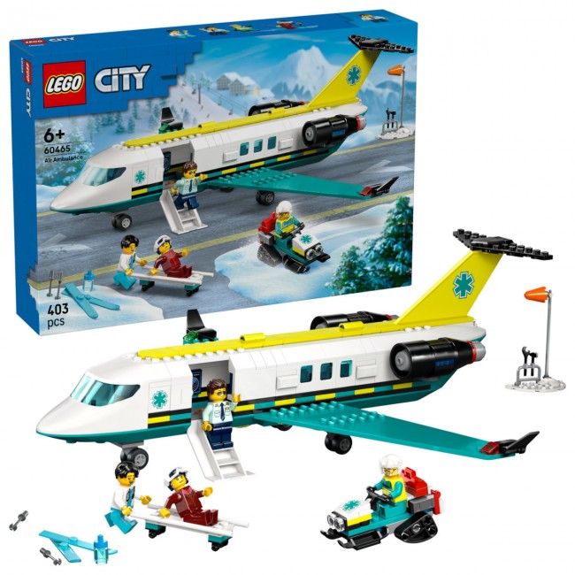 LEGO CITY ΑΕΡΟΑΣΘΕΝΟΦΟΡΟ ΈΚΤΑΚΤΗΣ ΑΝΑΓΚΗΣ (60465) LEGO CITY ΑΕΡΟΑΣΘΕΝΟΦΟΡΟ ΈΚΤΑΚΤΗΣ ΑΝΑΓΚΗΣ (60465)