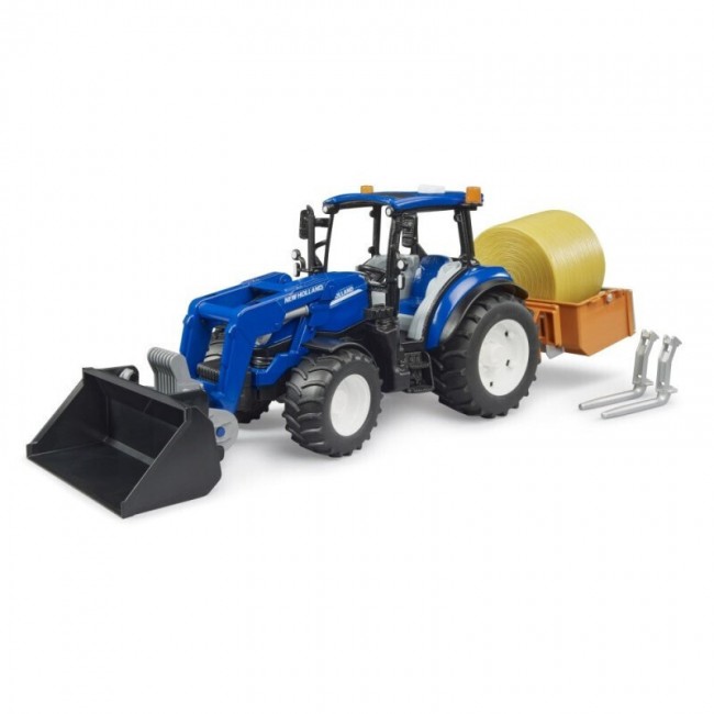 BRUDER ΤΡΑΚΤΕΡ NEW HOLLAND T5 120 ME ΦΟΡΤΩΤΗ BRUDER ΤΡΑΚΤΕΡ NEW HOLLAND T5 120 ME ΦΟΡΤΩΤΗ
