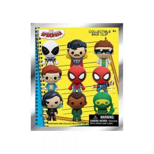 MARVEL SPIDER-MAN FRIENDLY NEIGHBORHOOD 3D FOAM BAG CLIPS FIGURES