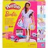 PLAY DOH BARBIE SET PLASTELINA BARBIE FASHIONISTA RUFFLES CLOTHING CREATIONS