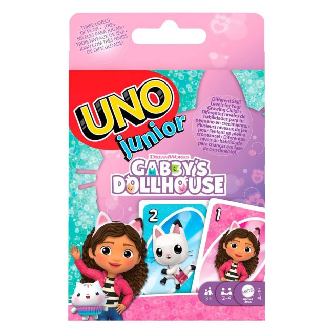 ΕΠΙΤΡΑΠΕΖΙΟ ΚΑΡΤΩΝ UNO JUNIOR - GABBYS DOLLHOUSE (JLH17)
