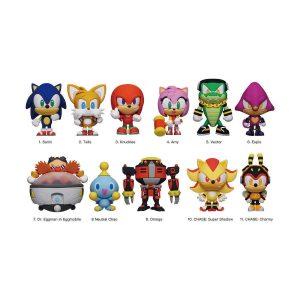 SONIC THE HEDGEHOG SERIES 3 FOAM BAG CLIP ΜΠΡΕΛΟΚ